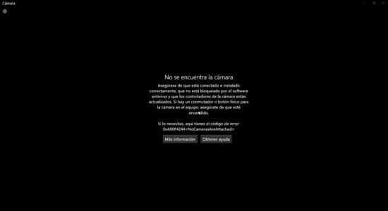 Windows no detecta cámara web