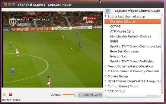 Ver fútbol gratis en SopCast