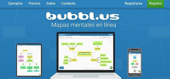 Hacer cuadro sinóptico con Bubble.us 