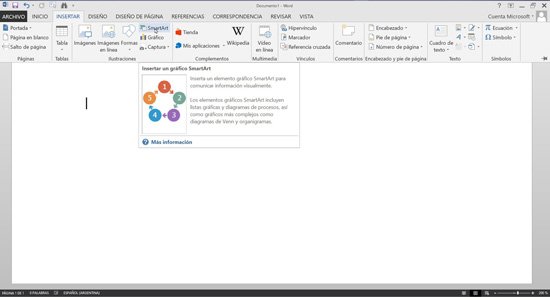 Cuadro sinóptico con SmartArt en Word 