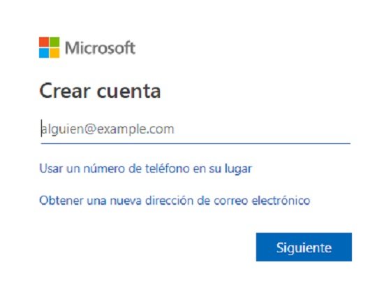 Crear cuenta para Skype