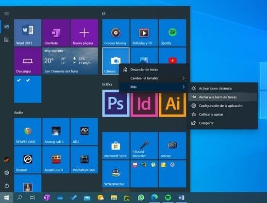 El Escritorio De Windows Tecnologia Informatica