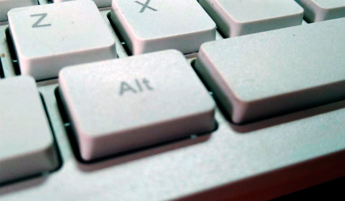 Función de la tecla Alt del teclado