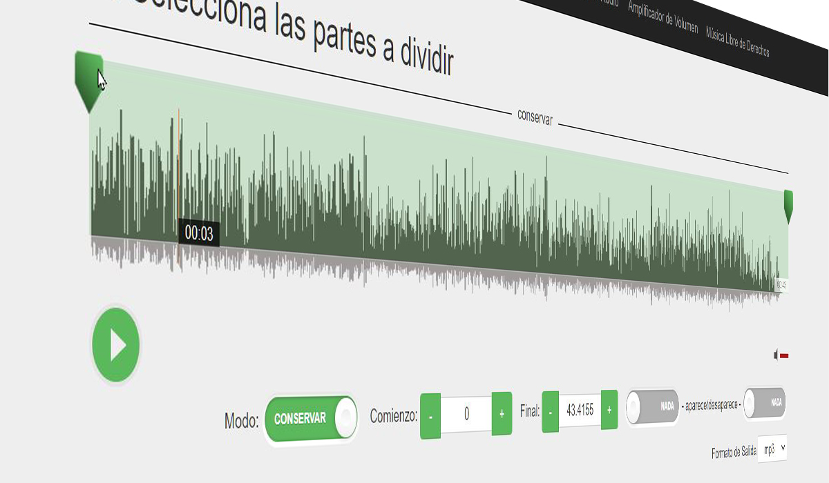 ¿Cómo usar un cortador de audio online?