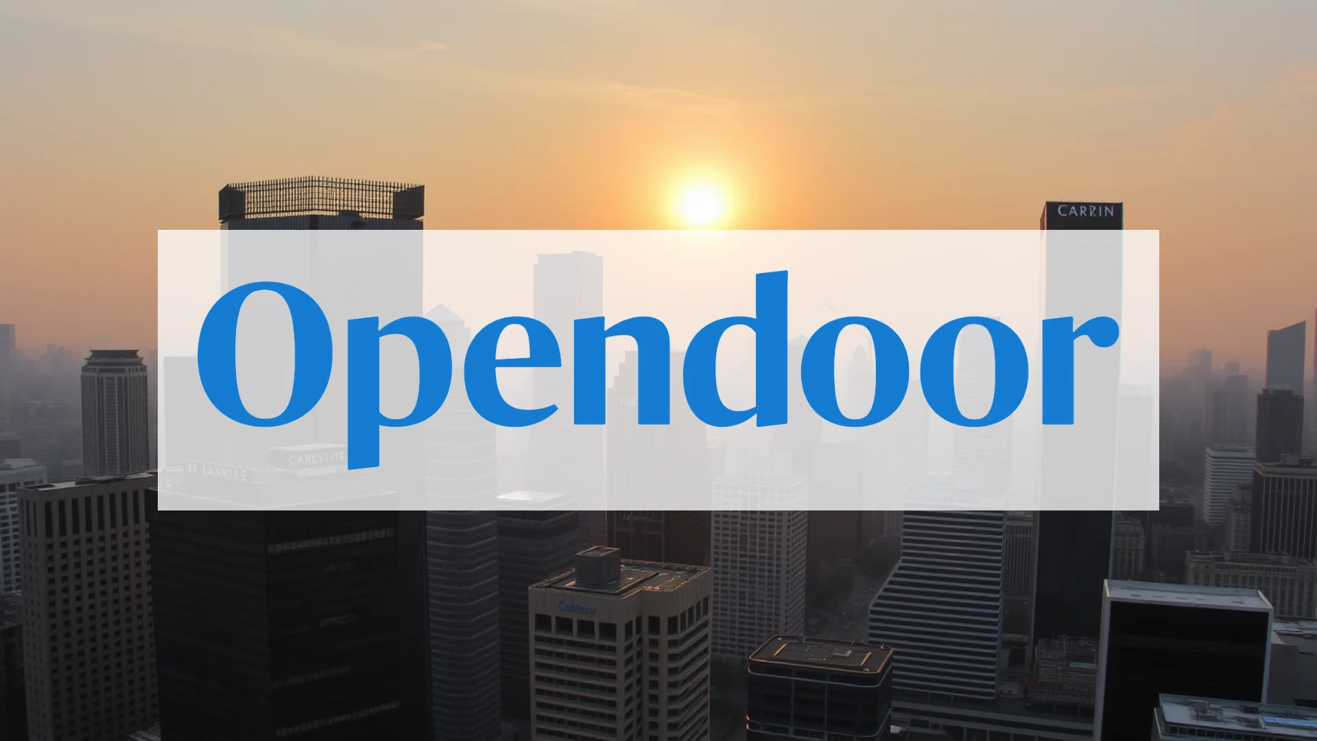 ¿Está Opendoor en la antesala de una recuperación histórica?