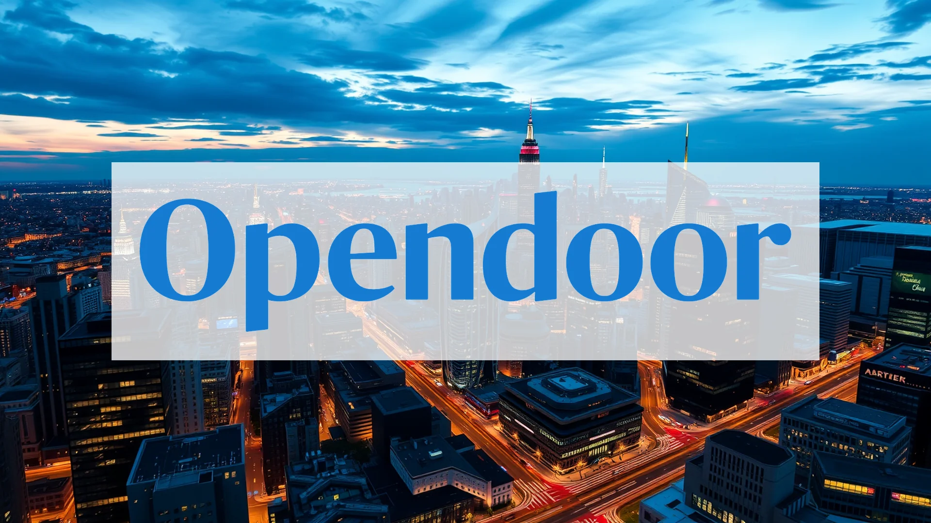 ¿Despega Opendoor? La acción se dispara un 10% con nuevos líderes y esperanzas en el sector inmobiliario