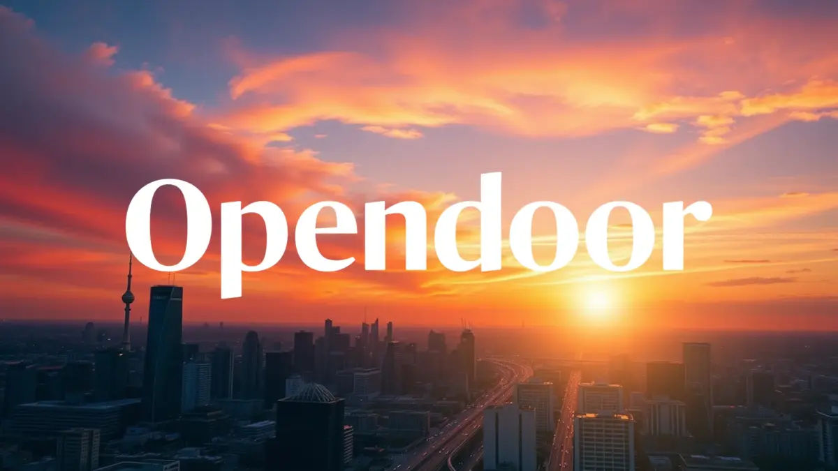 Opendoor Technologies: La acción se desploma en medio de un panorama adverso