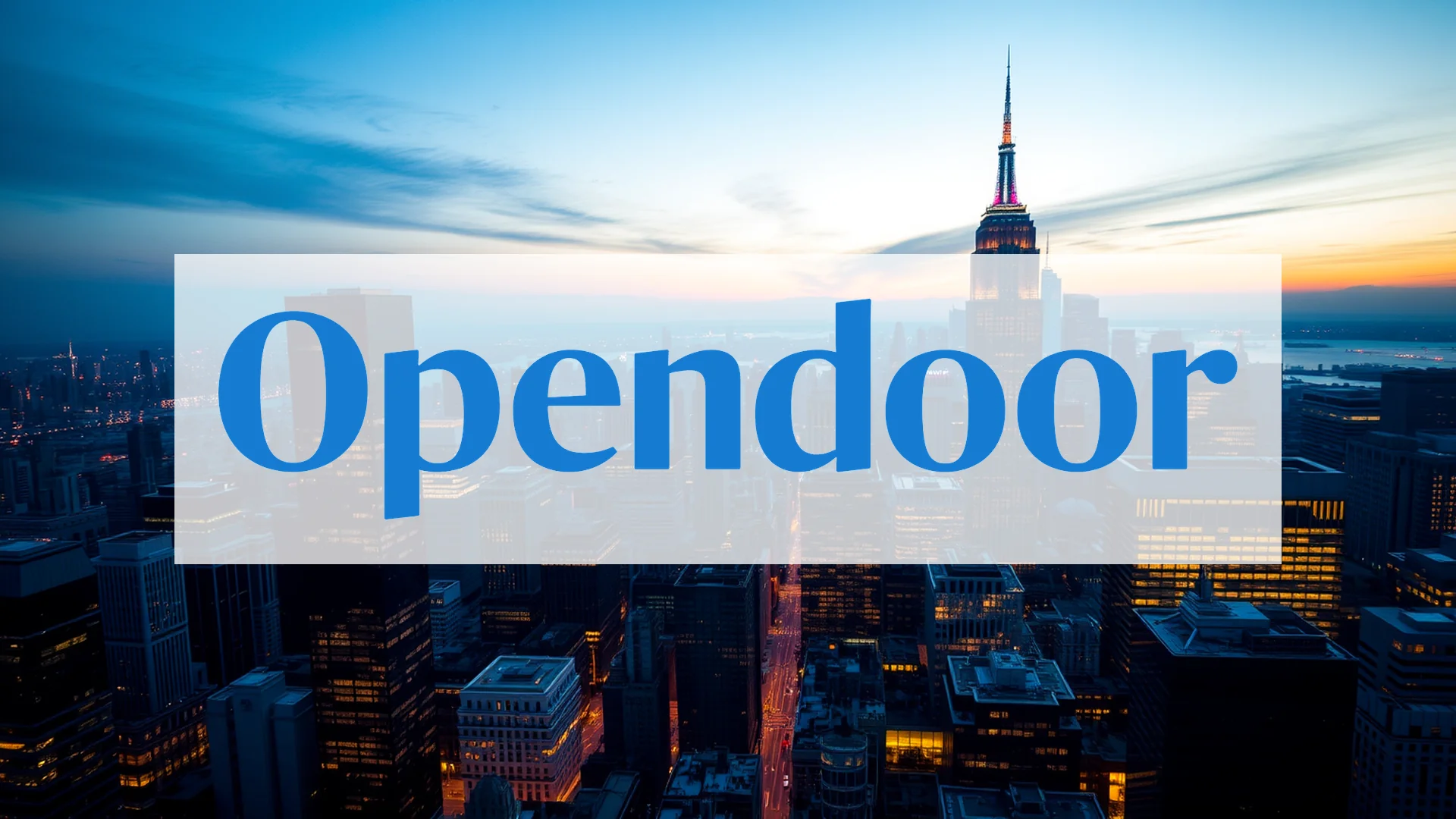 La acción de Opendoor: ¿El inicio de un 'short squeeze' histórico?