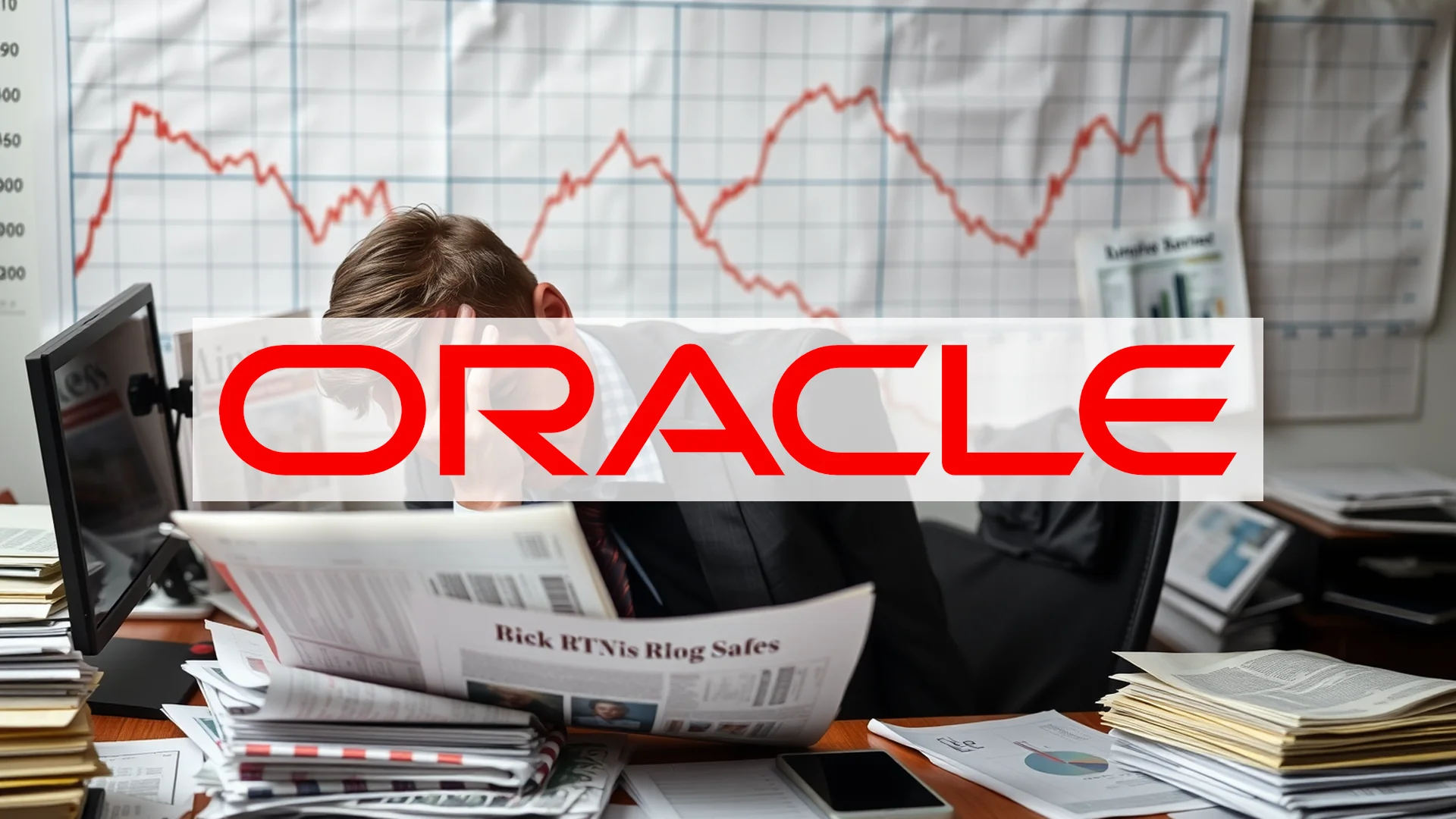 Oracle: De la euforia a la caída libre en Wall Street