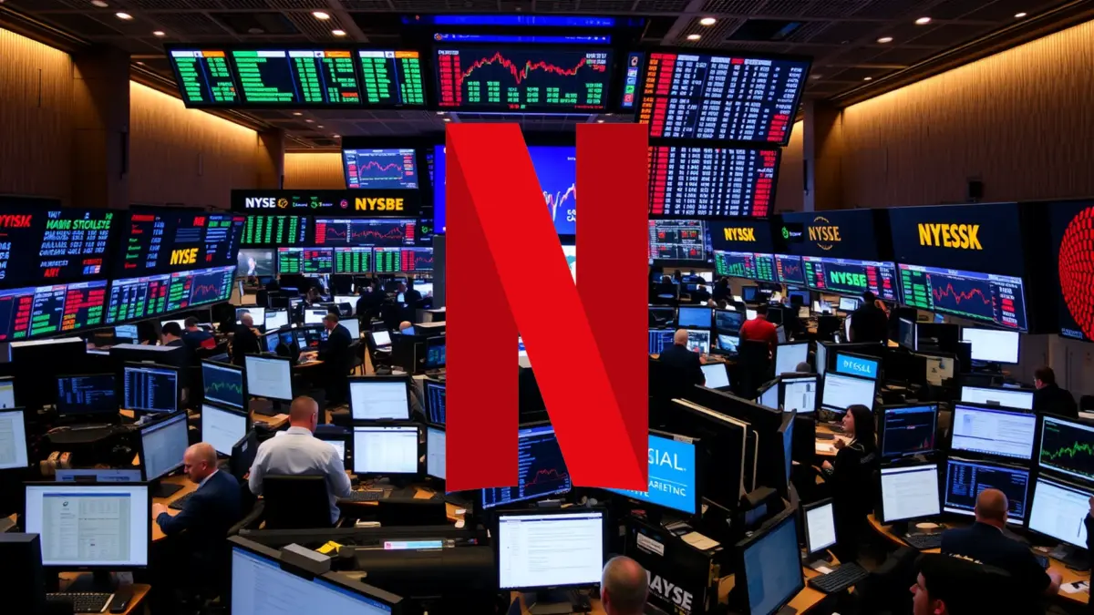 Netflix enfrenta su peor racha bajista ante la puja por Warner Bros. Discovery