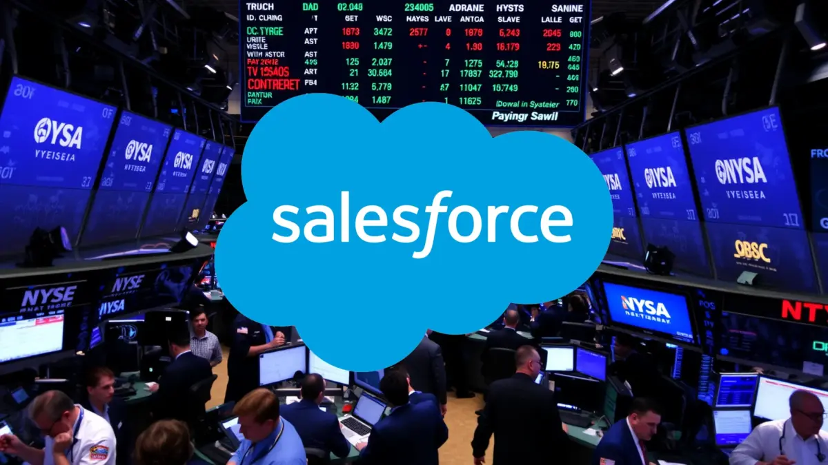 La acción de Salesforce se desplaza en terreno bajista ante el temor a la IA