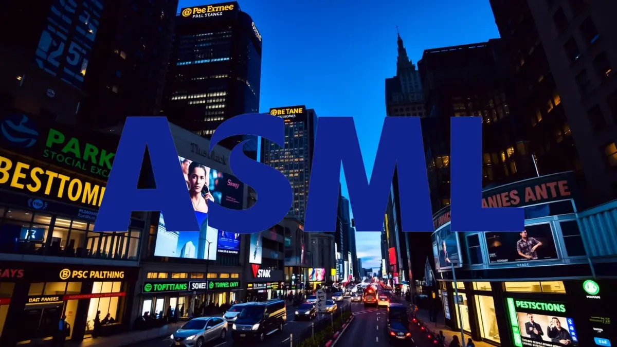 ASML: Confianza en su dominio tecnológico frente al desafío chino