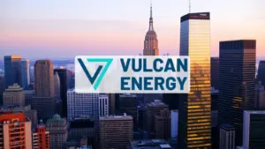 Vulcan Energy: VULSORB arranca en Alemania mientras JPMorgan aflora un 5,38% del capital